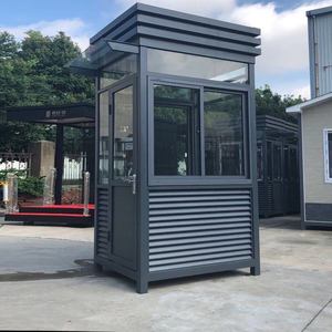 บ้านพักยามโครงสร้างเหล็กเคลื่อนที่ได้ ทนทานต่อสภาพอากาศ ดีไซน์ทันสมัย - Product Image 2