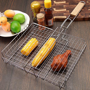 Cesta de grelha de vegetais em aço inoxidável, churrasco - Product Image 1