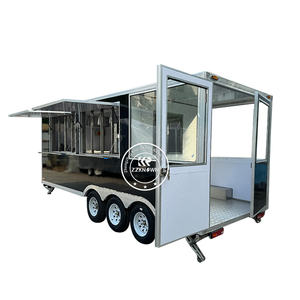 Remorque de restauration 2025, remorque de vente de nourriture, chariot de nourriture BBQ avec friteuse, camion de restauration rapide à vendre en Europe - Product Image 1
