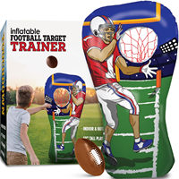 Sac de sable gonflable double face pour jeux de fête, cible de football gonflable, jouet et jeu pour enfants