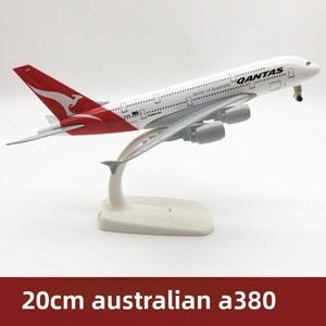 Modelo de Avión de Alta Calidad de 20 cm de Queensland Airlines A380, Modelo de Avión, Adorno de Aleación, Decoración, Serie Airbus - Product Image 4