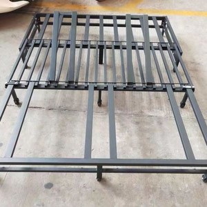 Base de sofá cama multifuncional moderna y minimalista con cama nido, estructura de hierro, base de listones deslizante y plegable, herrajes para muebles de doble uso - Product Image 4