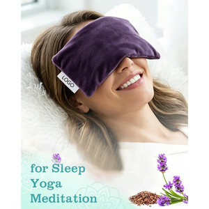 Máscara de Ojos con Peso para Dormir, Yoga, Spa, Meditación, Almohada de Ojos con Lavanda, Calentada para Aliviar Dolores de Cabeza, Sinusitis y Ojos Secos, Máscara de Calor Húmedo - Product Image 6