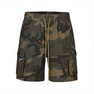Pantalones Cortos Cargo de Camuflaje para Hombre, 100% Algodón, Forro Polar Térmico, Lisos, Cómodos, Talla Personalizada, Logotipo Personalizado, Pantalones Cortos Cargo de Camuflaje para Hombre a Precio Económico - Product Image 4