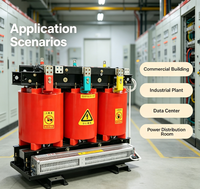 Transformateur de puissance triphasé sec SCB12 800KVA, haute qualité, livraison directe d'usine, performance stable