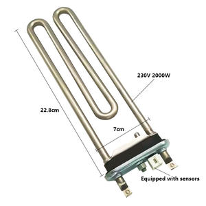 Elemento Calefactor Tubular de Resistencia Eléctrica de Acero Inoxidable para Lavadora con Termistor NTC - Product Image 4