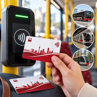 Carte intelligente NFC RFID en PVC imprimable OEM 13,56 MHz ISO14443A pour les systèmes de transport en métro, en bus et en navette