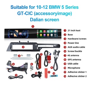 NaviHua pour BMW Série 5 GT F07 2011-2017, mise à niveau de la voiture, autoradio Android à double écran 21'', navigation GPS, unité multimédia Carplay - Product Image 6
