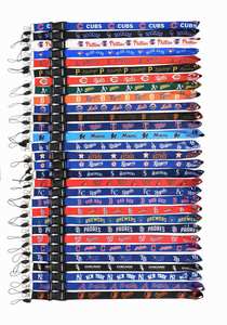 Cordón de Cuello de Poliéster con Logotipo de la MLB de EE. UU., Colorido y Moderno, de Primera Calidad, con Gancho de Doble Cara, 30 Equipos, Llavero Promocional con Correa Desmontable - Product Image 2