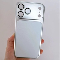 Coque magnétique antichoc en PC rouge bordeaux avec dos mat et film protecteur d'objectif pour iPhone 11 12 13 14 15 16 17 18