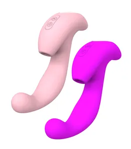 Vibrateur jouet 2 en 1 stimulateur clitoridien langue léchage poussée point G gode vibrateur 10 Modes jouets sexuels pour adultes jeux pour femmes