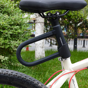 ZOYOSPORTS ตัวล็อคกุญแจจักรยาน,ตัวล็อคซิลิโคนรูปตัว U ทำจากเหล็กสวมใส่สบายปลอดภัยคุณภาพสูง - Product Image 6