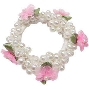 Élastiques à cheveux en perles pour enfants, super mignons, pour nouer un <span class=keywords><strong>chignon</strong></span>, avec un nœud <span class=keywords><strong>papillon</strong></span>, accessoire - Product Image 6