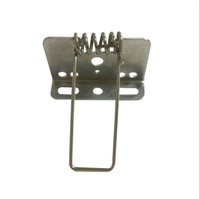 Clip de fixation à ressort en fil d'acier nickelé de 50 mm pour anneau de lampe PC MR16, capacité de charge de 44 lb, pour utilisation en plafond et en downlight