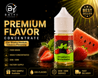 Concentré de saveur à haute concentration, saveurs fruitées et mentholées, formule personnalisée, fabricant en gros