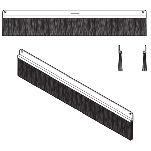 Strip/Rack Brush Grommet for Wire and Cable Management Brush Organizer