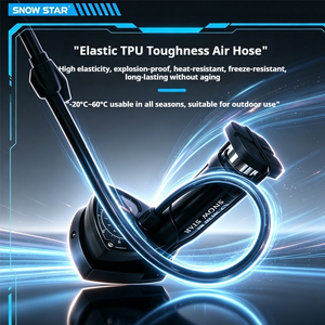 Pompe à pied portable multifonction pour vélo <span class=keywords><strong>de</strong></span> route et usage domestique, avec manomètre, pour véhicules électriques/à batterie - Product Image 4