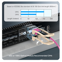 Cable Troncal de Fibra Óptica MPO de Alta Calidad Personalizable de 1/2/3/4M, 8/12/24 Hilos, Polaridad B, Multimodo, para Centro de Datos, APC/UPC