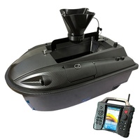 Caméra sous-marine avec moniteur 7 pouces, bateau à appâts pour la pêche à la carpe, sonar, détecteur de poissons, GPS, coque en ABS, drone de pêche RC, bateau à appâts, deux batteries 15,6 Ah