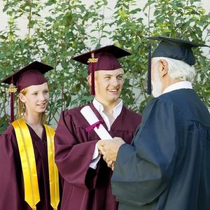 All'ingrosso abito da laurea opaco di 12 colori e berretto con Stole Honor cordino di laurea Robe per la cerimonia di laurea - Product Image 3