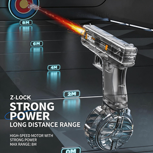 Pistolet à eau haute vitesse d'été avec lumière LED, batterie lithium grande capacité, jouet pour enfants - Product Image 2