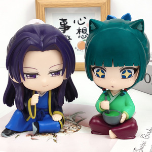 HY Il Sussurro della Ragazza della Farmacia, Personaggio Nen Versione Q a Forma di Gatto, Statuetta Anime Seduta, Giocattolo in PVC, Oggetto da Esposizione, Modellino Bambola - Product Image 1