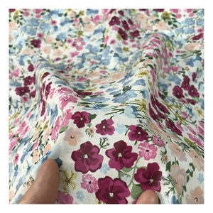 Các cửa hàng nhà máy thời trang mới hoa nhỏ thiết kế kỹ thuật số in combed bông poplin tự do vải cho bé - Product Image 4