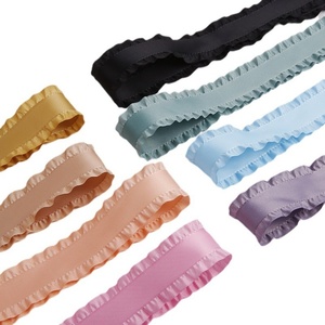 Vente en gros rouleau de ruban en nylon double face de 1.6cm 2.5cm <span class=keywords><strong>3</strong></span>.8cm avec ruban à volants - Product Image 2