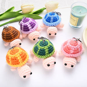 <span class=keywords><strong>Mini</strong></span> porte-clés tortue de mer verte fait à la main porte-clés au Crochet écologique avec des animaux de mer tricotés <span class=keywords><strong>en</strong></span> <span class=keywords><strong>laine</strong></span> douce petits cadeaux mignons - Product Image 1