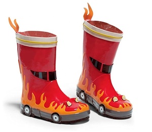 Bottes de pluie de pompier pour petits garçons Bottes de pluie pour enfants Bottes d'eau de pluie en <span class=keywords><strong>caoutchouc</strong></span> pour enfants - Product Image 2