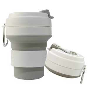 แก้วกาแฟซิลิโคนพับได้แบบพกพา ใช้กับเครื่องล้างจานและไมโครเวฟได้ - Product Image 4