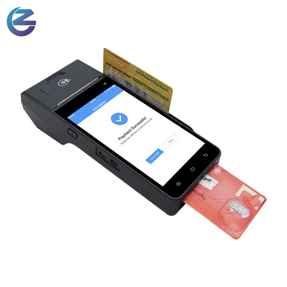 Z90 Android 12.0 POS With QR Code Barcode Scanner portable bus ticketing online order handheld pos terminal