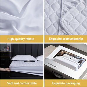 Coprimaterasso Impermeabile Trapuntato in TPU Personalizzato, 100% Poliestere Ecologico, Lavabile in Lavatrice, Pieghevole - Product Image 3