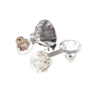 Acrylic Crystal Modern Europe Simple Kitchen Door Handles <b>Knobs</b> 96mm/128mm <b>for</b> Bedroom <b>Dresser</b> Cabinets Drawers Wardrobes - Product Image 6