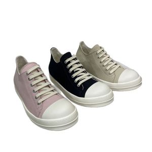 Owens Low-Top Satin Design <b>Canvas</b> Women's Walking Shoes Thick-Soled Light Weight Lace-Up Closure for Autumn - Product Image 5