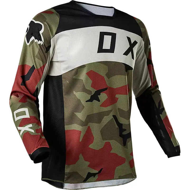 Đội Thể Thao Xuống Dốc Áo 2024 Dài Tay Áo MTB Xe Đạp Áo Sơ Mi Offroad Dh Xe Máy Jersey Motocross Thể Thao Mặc Quần Áo