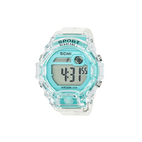 Transparent et mignon couleur correspondant étudiant jeunesse étanche veilleuse multi fonctionnel sport montre électronique