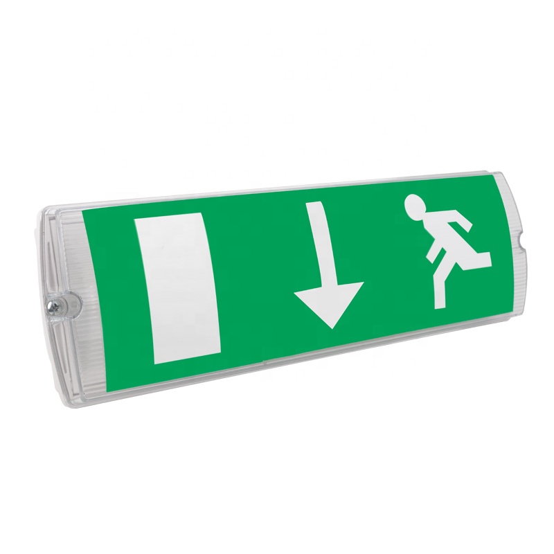 Chinaok IP65 Waterproof Ceiling Wall Emergency Bulkhead Light 4W Hotel Emergency Lamps With DIP Switch
