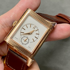 2026 Best-Selling <b>Square</b> JL Flip Men Watch – Luxury Design, Leather Strap, Dual-Face Dual-Dial, Business Mechanical - Product Image 4