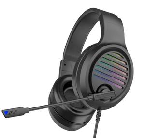 Las mejores ventas Auriculares para juegos <span class=keywords><strong>Gamer</strong></span> Wired RGB Light Game Auriculares con micrófono para Tablet PC - Product Image 2