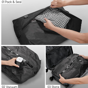 Sac <span class=keywords><strong>de</strong></span> <span class=keywords><strong>compression</strong></span> personnalisé imperméable avec fermeture éclair étanche IPX8, réutilisable, gain <span class=keywords><strong>de</strong></span> place, sac <span class=keywords><strong>de</strong></span> <span class=keywords><strong>voyage</strong></span> sous vide - Product Image 3