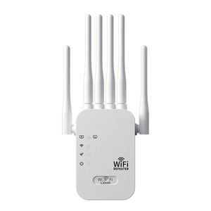 Amplificador de <span class=keywords><strong>Señal</strong></span> Wi-Fi de 1200 Mbps con 6 Antenas para <span class=keywords><strong>Ampliar</strong></span> el Rango de la Red Wi-Fi, Amplificador de Doble Banda de 2.4G/5G de Largo Alcance de 2 km para el Hogar - Product Image 1