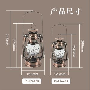 Rechargeable Retro Camping <b>Lantern</b> Led Outdoor Light With Rotary Switch For Camping - Product Image 2