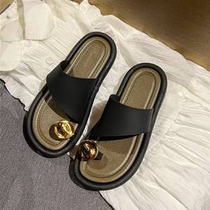 Fashionable Versatile Soft Soled Beach Shoes For Outerwear Paired With Casual Flat Slippers For Women - Product Image 4