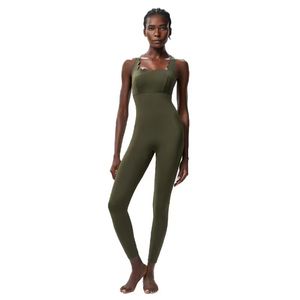 Combinaison de danse moulante pour femmes grandes tailles, style débardeur, respirante, pour yoga, fitness, gym, sport, en Spandex/Nylon - Product Image 3