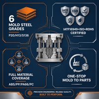 Service de fabrication de pièces moulées par injection plastique sur mesure, ABS/PA/PP/POM/PC, fabricant certifié IATF16949/ISO, Lisu