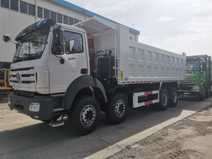 Beiben รถดัมพ์บรรทุก8*4 380hp เครื่องยนต์รถดัมพ์บรรทุกน้ำมันเชื้อเพลิง400L ความจุ - Product Image 4