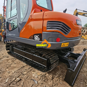 Excavatrice sur pneus Doosan 210W-7 d'occasion, matériel de terrassement Doosan, DX60 DX80, machines de construction Doosan, excavatrices - Product Image 3