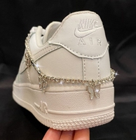 Mignon papillon lacet breloques chaussure décoration chaîne breloque dentelle verrouillage Clips bijoux accessoires pour bottes cadeaux AF1 Sneaker