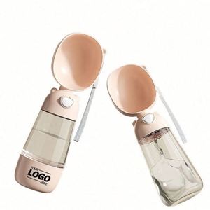 Bouteille d'eau portable pour chien, distributeur et gamelle d'extérieur, bouteille à boire multifonction anti-fuite pour animaux de compagnie, idéale pour les cadeaux promotionnels - Product Image 1
